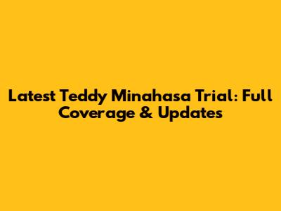 Latest Teddy Minahasa Trial: Full Coverage & Updates